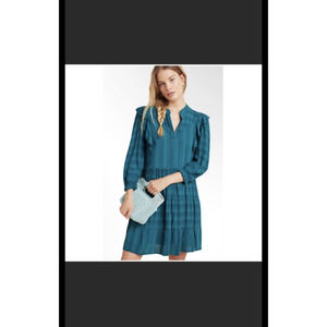 Amadi Anthropologie Rossi Ruffled Tunic Dress, NWT, Size XS